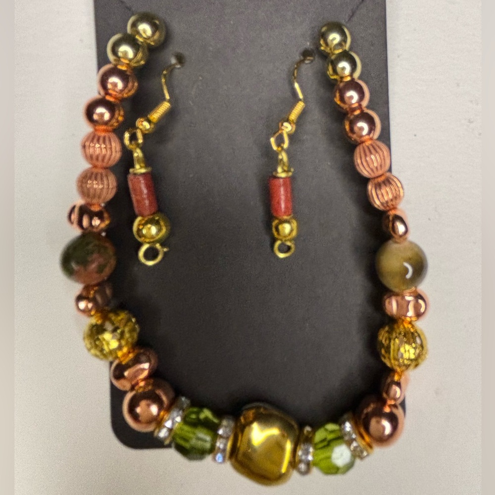 🍁Fall Bracelet and earrings set🍁